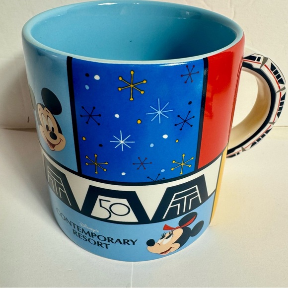 NWT. Contemporary Resort Coffee Mug. Disney WDW 50th Celebration ceramic - Picture 1 of 9